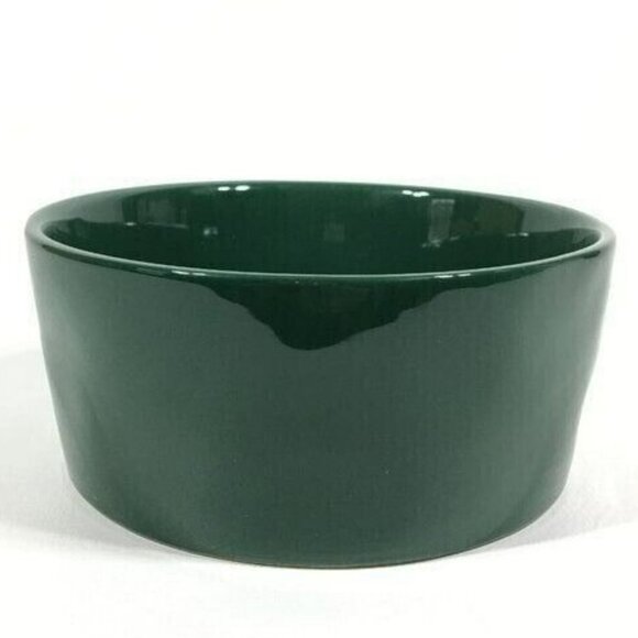 Rae Dunn Ceramic Dog Food or Water Bowl Christmas PAW HUMBUG Green - Picture 4 of 6